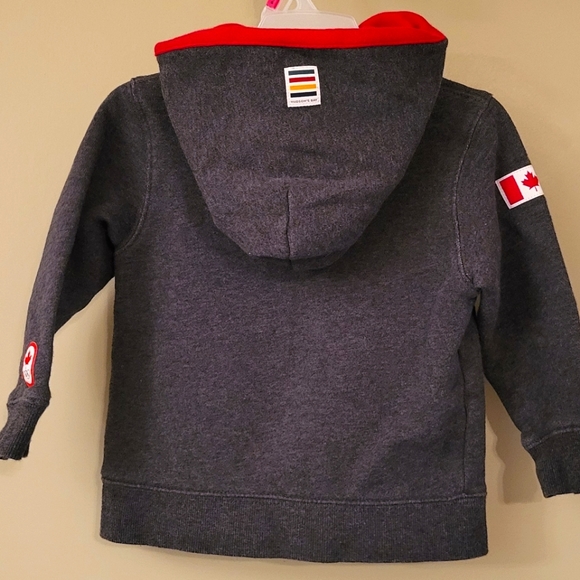 Hudson's Bay/Olympic dark grey zip up hoodie - Picture 2 of 6